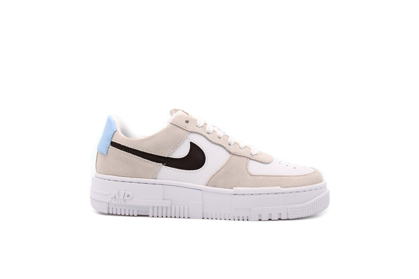Exclusive Nike WMNS AF1 PIXEL "DESERT SAND" — 5 — Front View