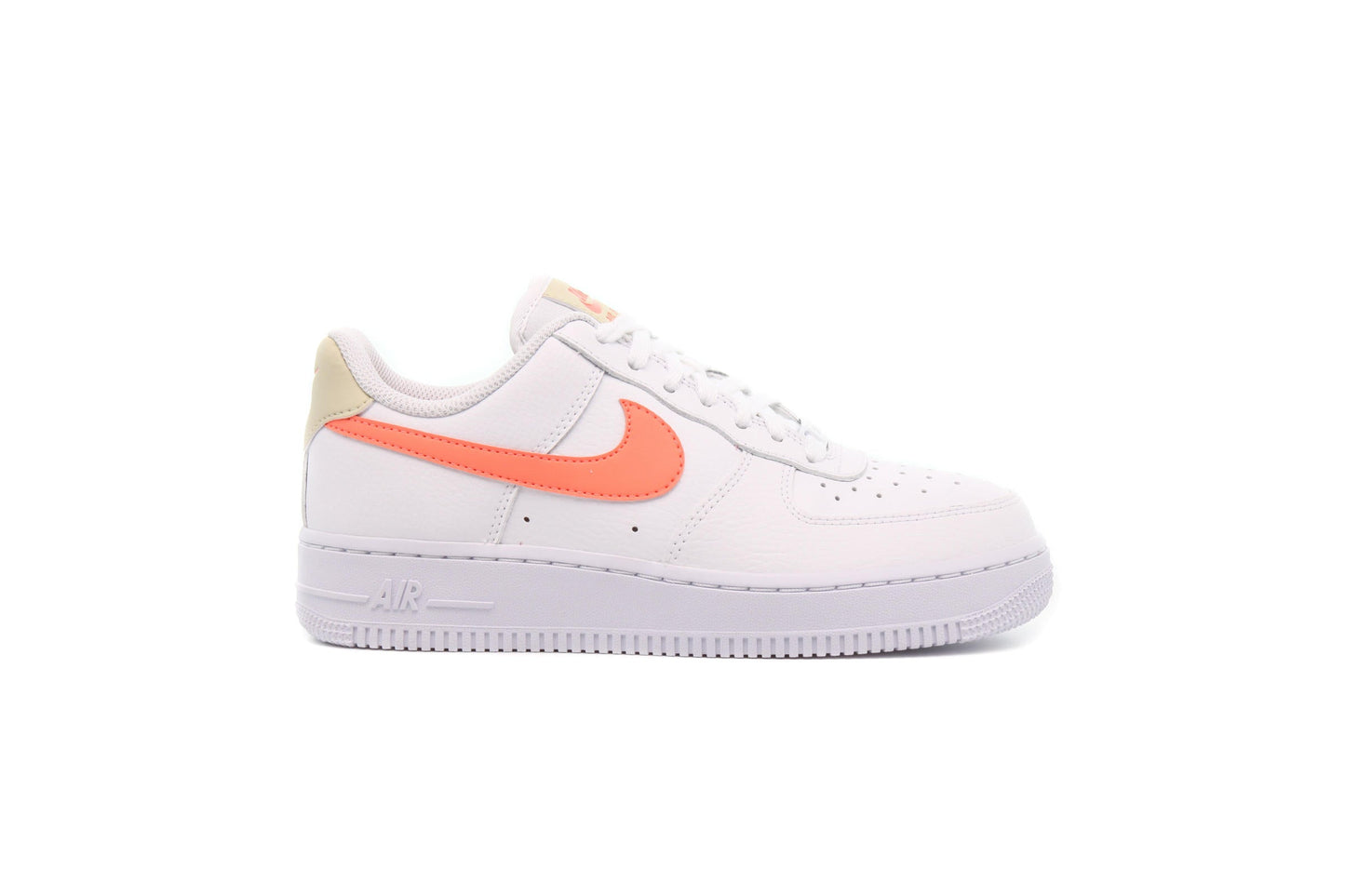 Exclusive Nike WMNS AIR FORCE 1 '07 "WHITE ORANGE" — 5 — Front View