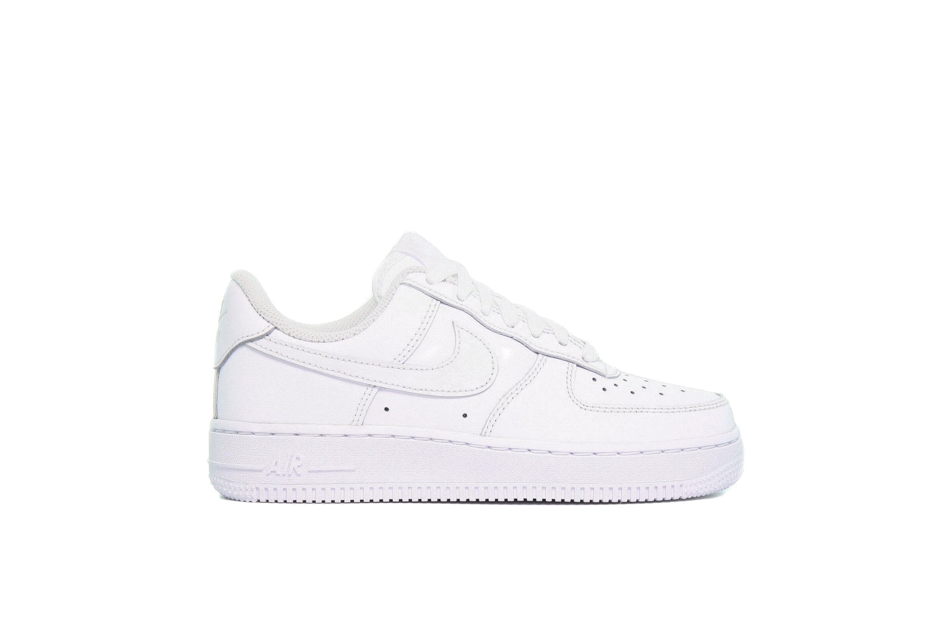 Exclusive Nike Wmns Air Force 1 07 "All White" — 5 — Front View