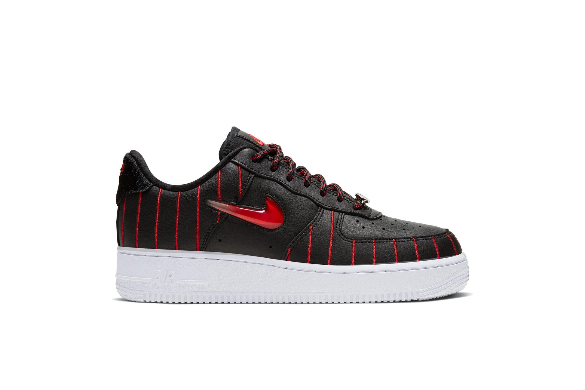 Exclusive Nike WMNS AIR FORCE 1 JEWEL QS "BLACK" — 5 — Front View