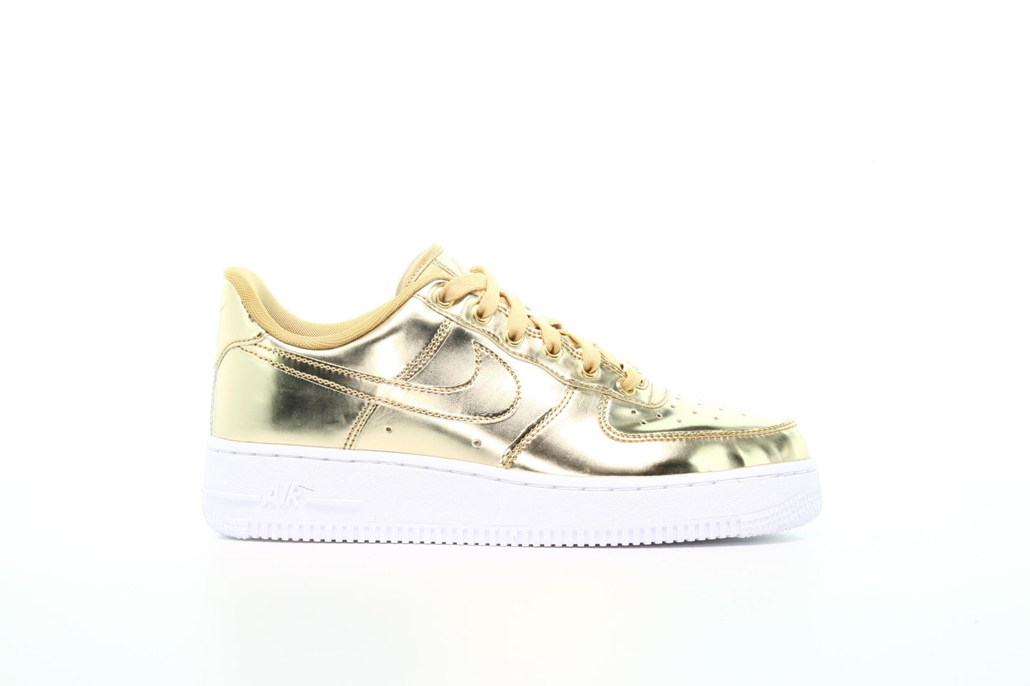 Exclusive Nike Wmns Air Force 1 SP "Metallic Gold" — 5 — Front View