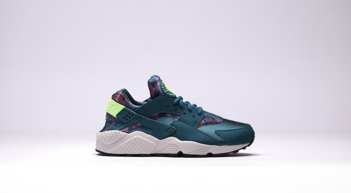 Exclusive Nike Wmns Air Huarache Run Print "Teal" — 5 — Front View