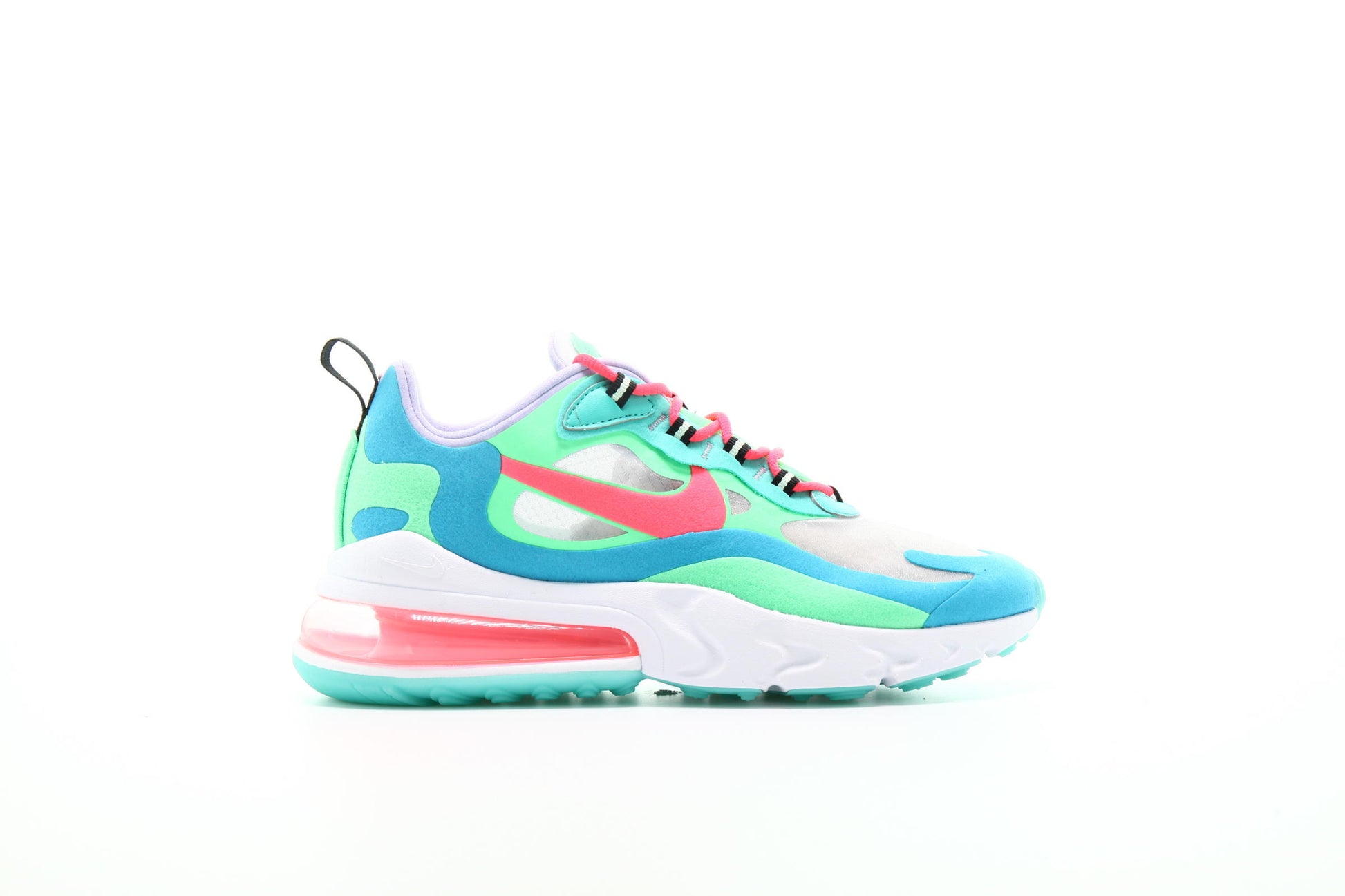 Exclusive Nike WMNS Air Max 270 React "Electro Green" — 5 — Front View
