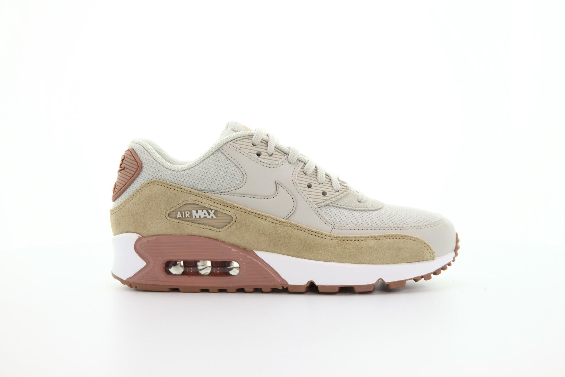Exclusive Nike Wmns Air Max 90 "Light Bone" — 5 — Front View