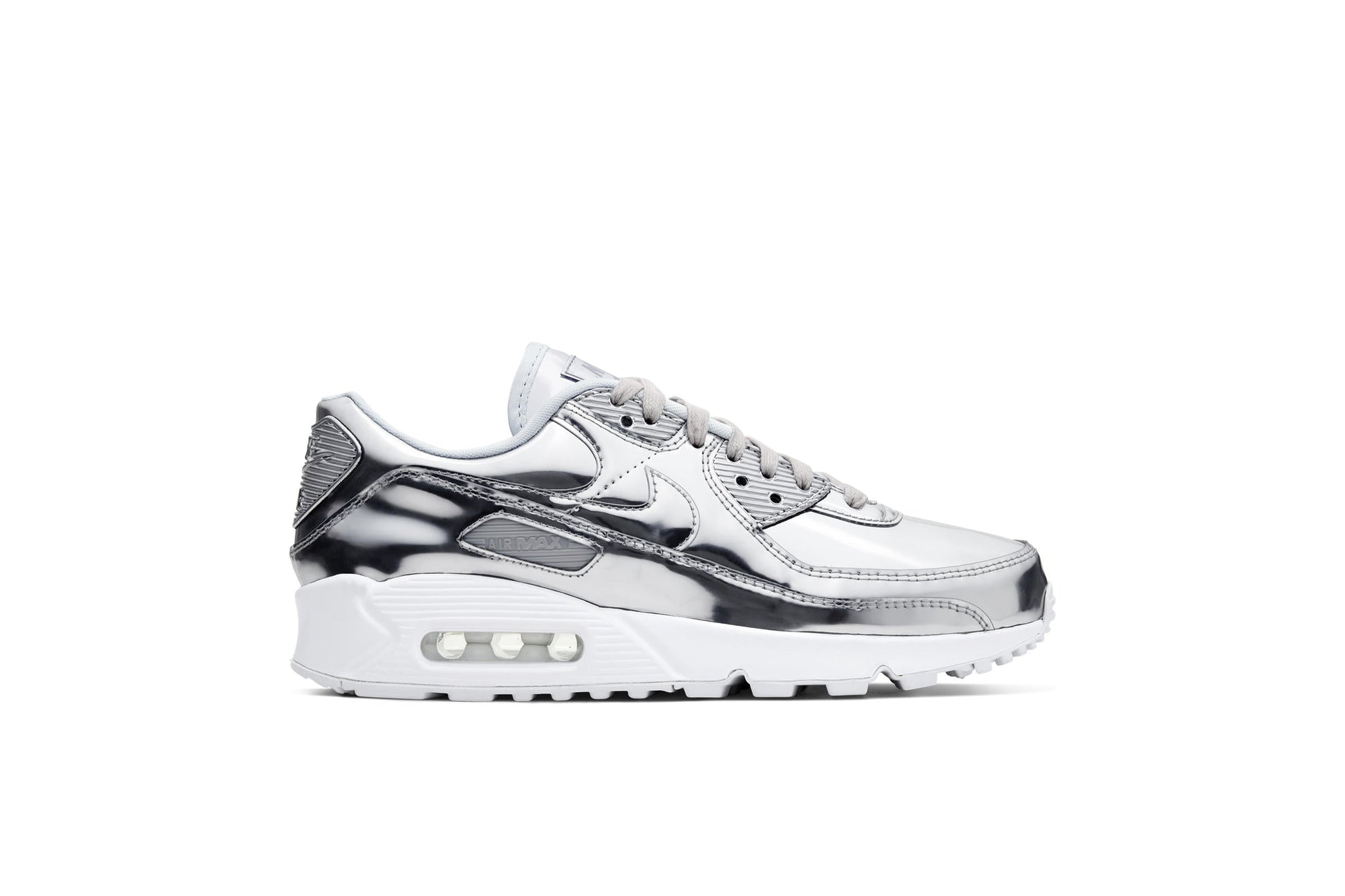 Exclusive Nike WMNS AIR MAX 90 MEDAL PACK "SILVER" — 5 — Front View