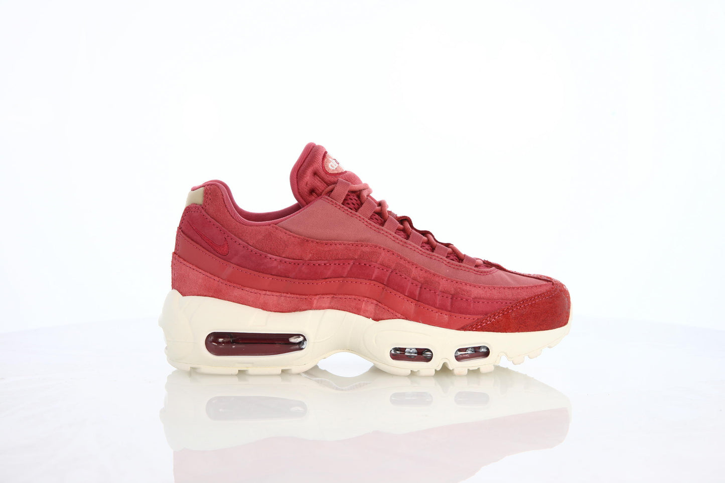 Exclusive Nike Wmns Air Max 95 Premium "Light Redwood" — 5 — Front View