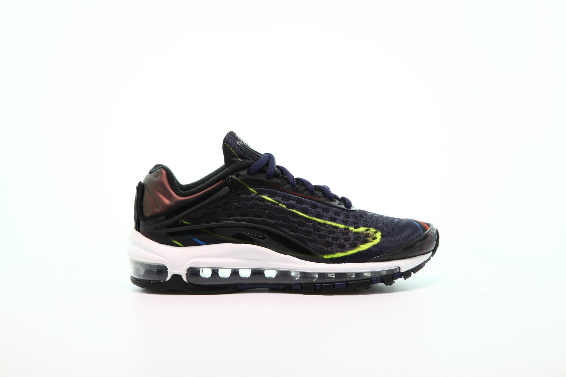 Exclusive Nike WMNS Air Max Deluxe "Black Navy" — 5 — Front View