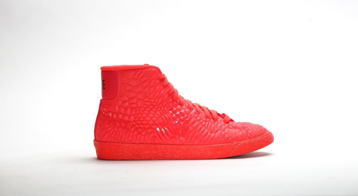 Exclusive Nike Wmns Blazer Mid Dmb "Bright Crimson" — 5 — Front View