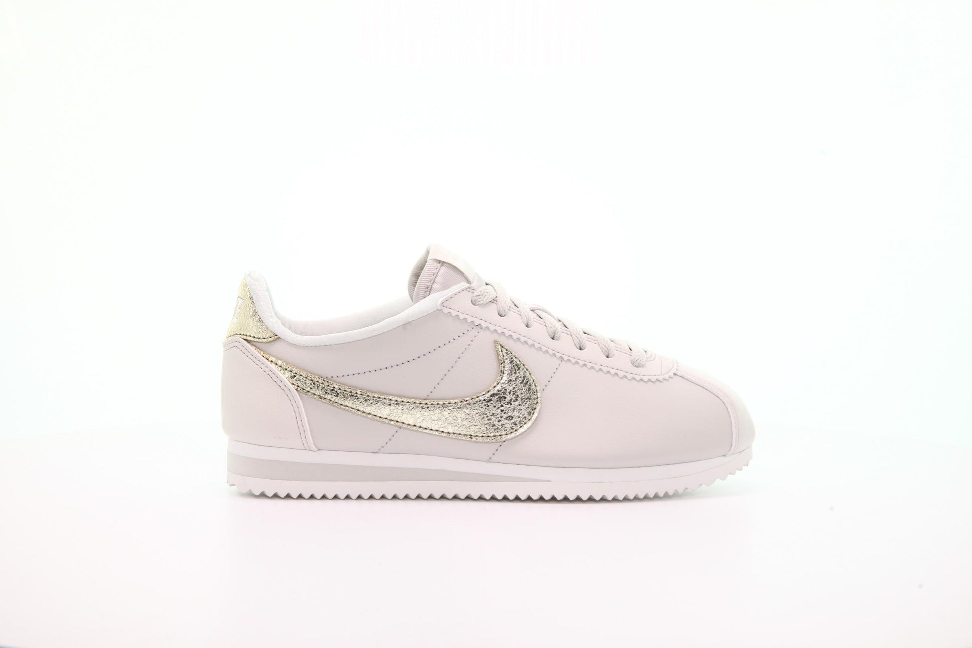 Exclusive Nike Wmns Classic Cortez Premium "Light Bone" — 5 — Front View