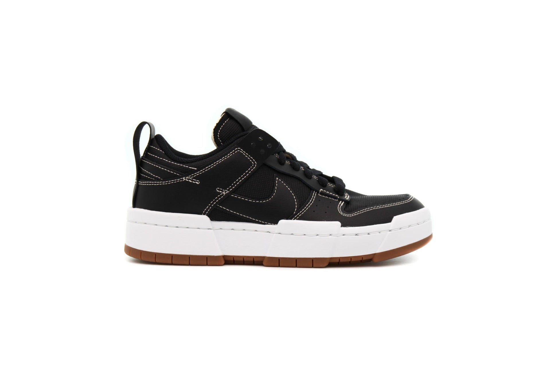 Exclusive Nike WMNS DUNK LOW DISRUPT "BLACK" — 5 — Front View