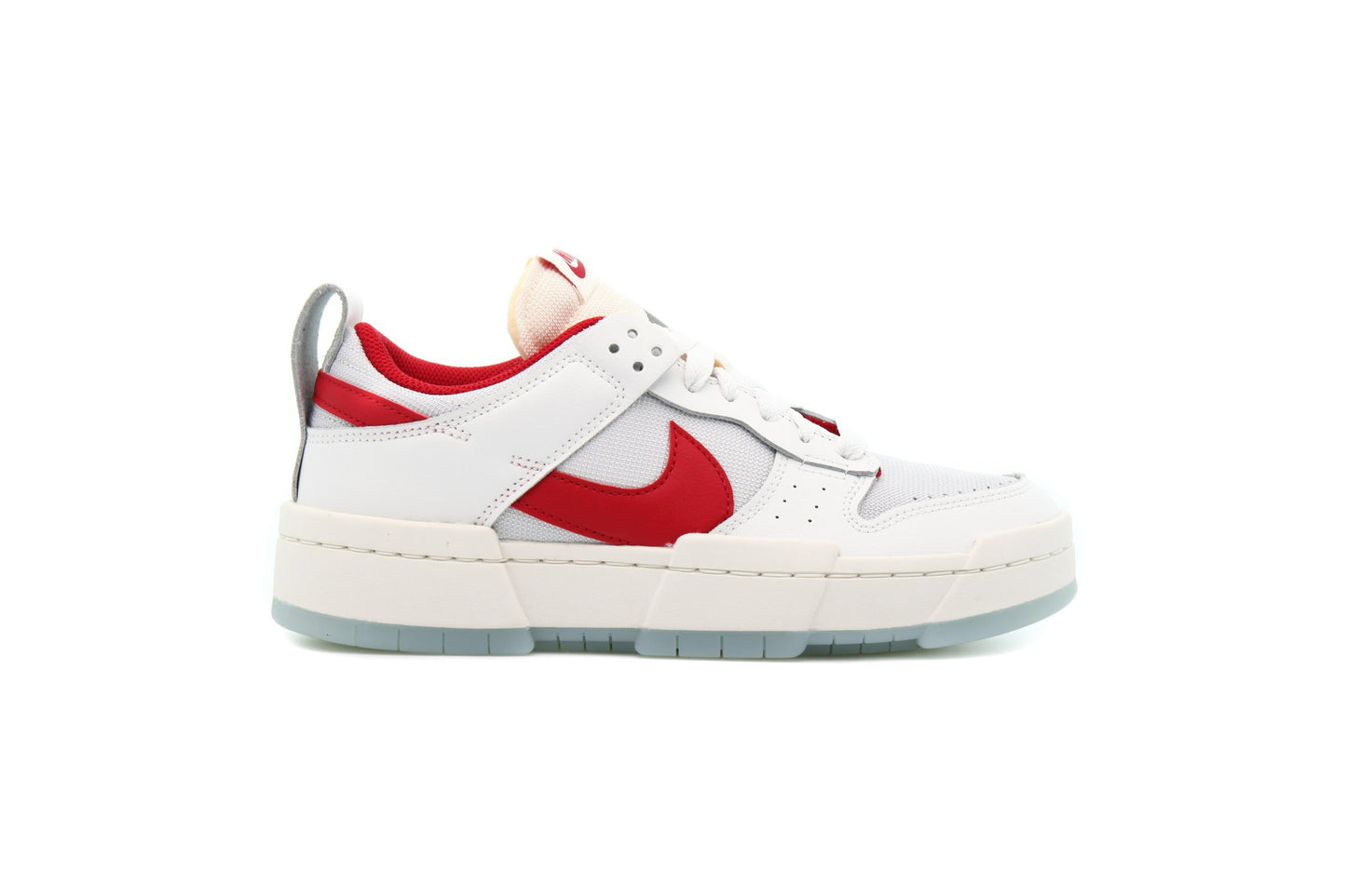 Exclusive Nike WMNS DUNK LOW DISRUPT "SUMMIT WHITE" — 5 — Front View