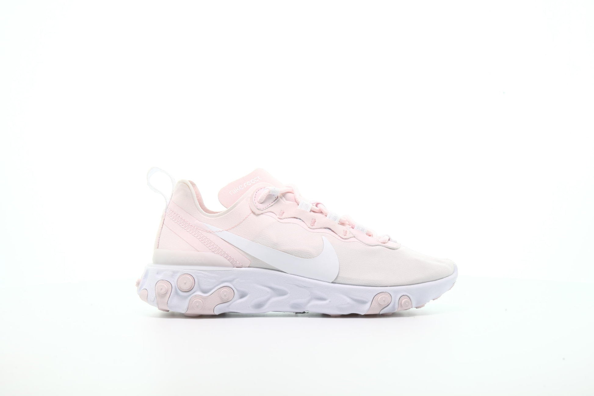 Exclusive Nike WMNS React Element 55 "Pale Pink" — 5 — Front View