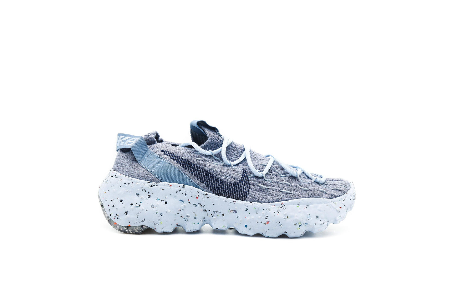 Exclusive Nike WMNS SPACE HIPPIE 04 "CHAMBRAY BLUE" — 5 — Front View