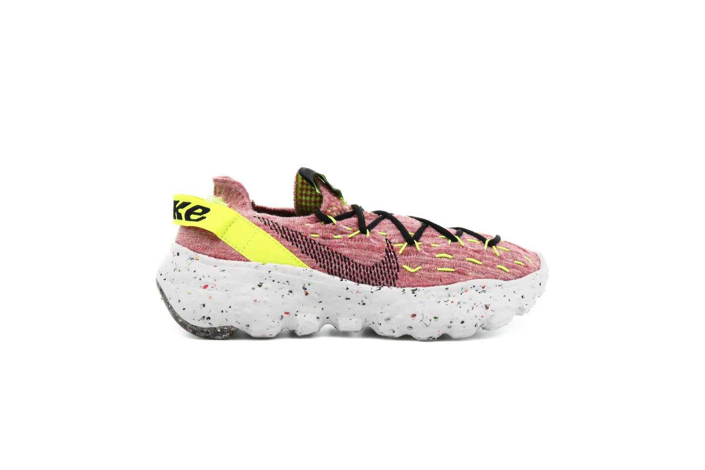 Exclusive Nike WMNS SPACE HIPPIE 04 "LEMON VENOM" — 5 — Front View