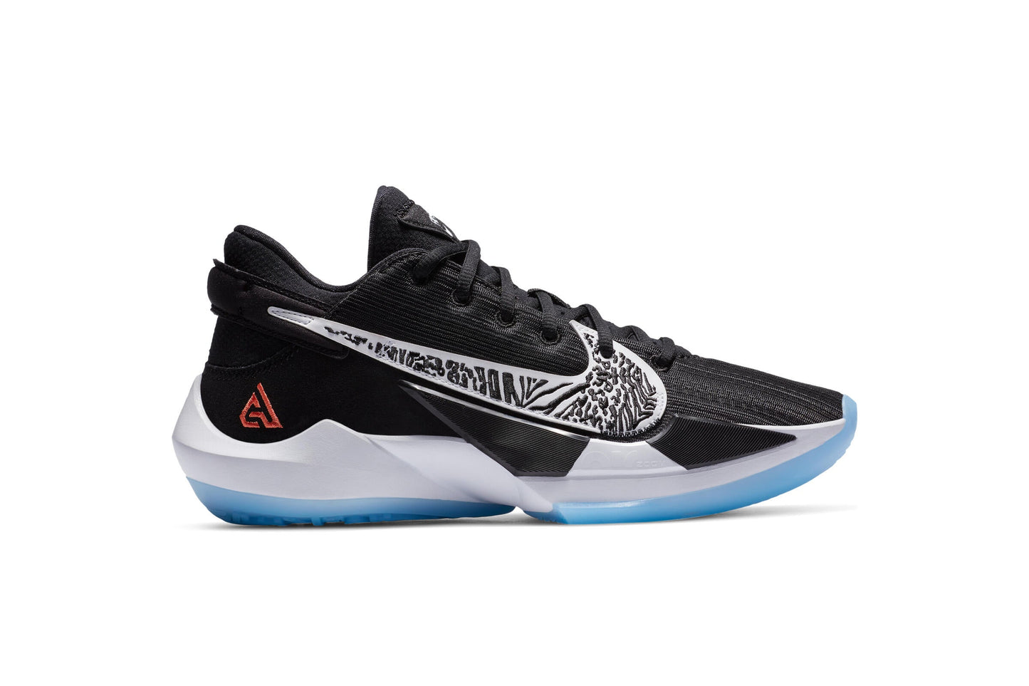 Exclusive Nike ZOOM FREAK 2 "BLACK" — 3.5 — Front View