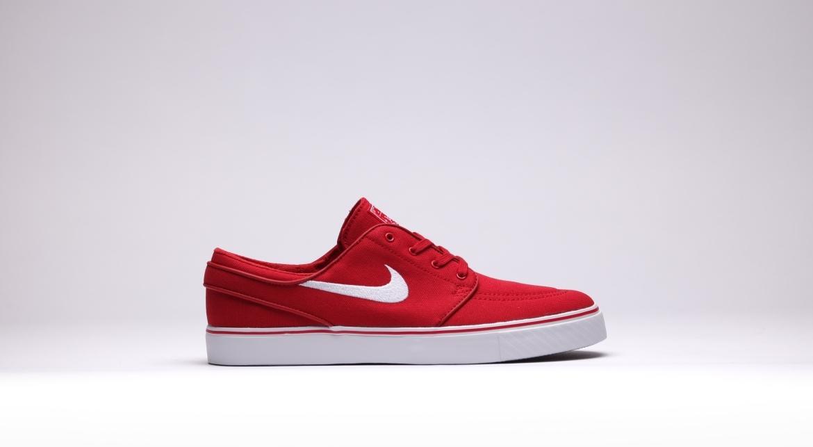Exclusive Nike Zoom Stefan Janoski Cnvs "Fire Red" — 3.5 — Front View
