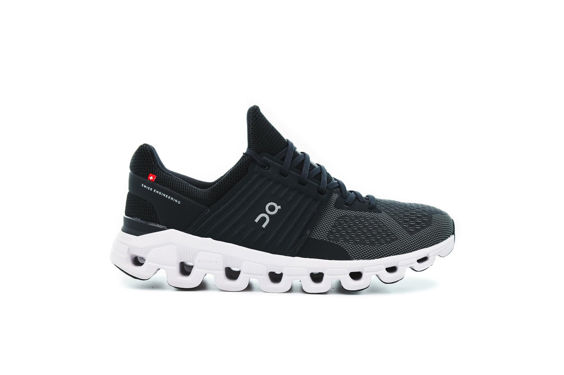 Exclusive ON Running CLOUDSWIFT "BLACK" — 7 — Front View