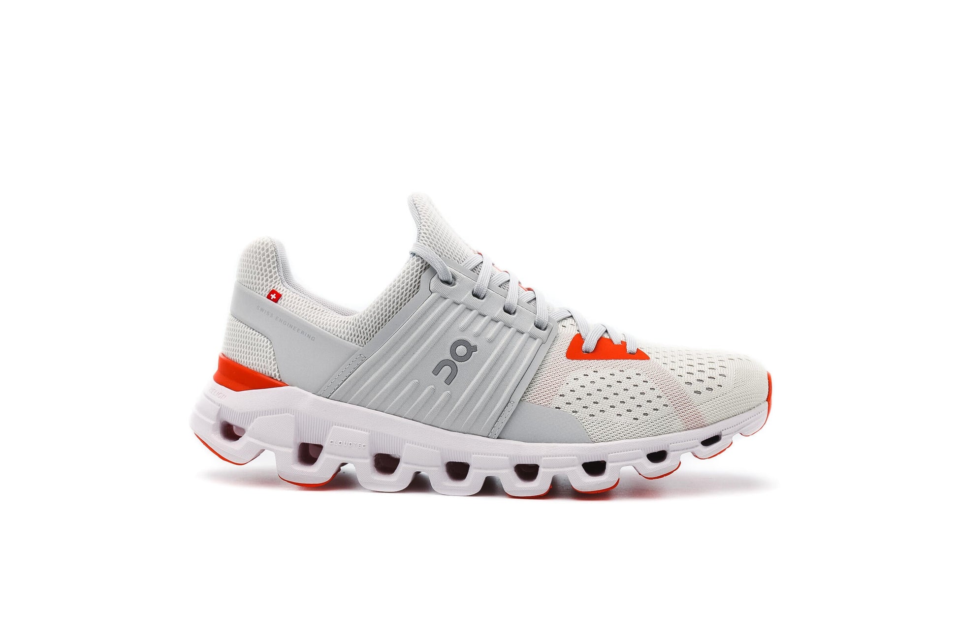 Exclusive ON Running CLOUDSWIFT "WHITE" — 7 — Front View