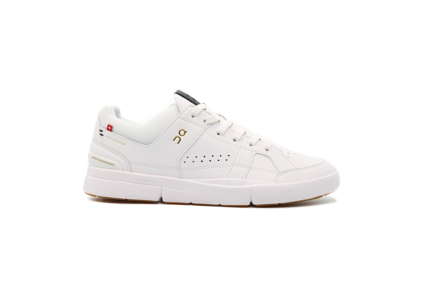 Exclusive ON Running THE ROGER CLUBHOUSE "ALL WHITE" — 7 — Front View