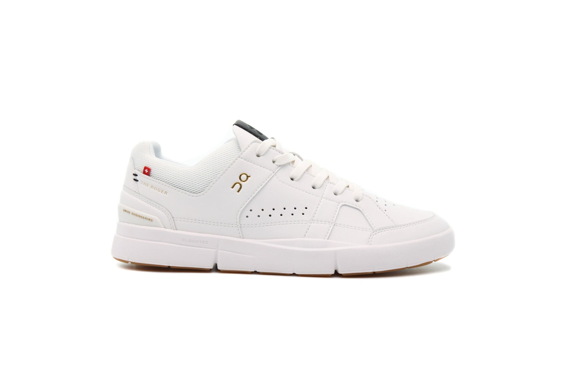 Exclusive ON Running THE ROGER CLUBHOUSE "ALL WHITE" — 7 — Front View