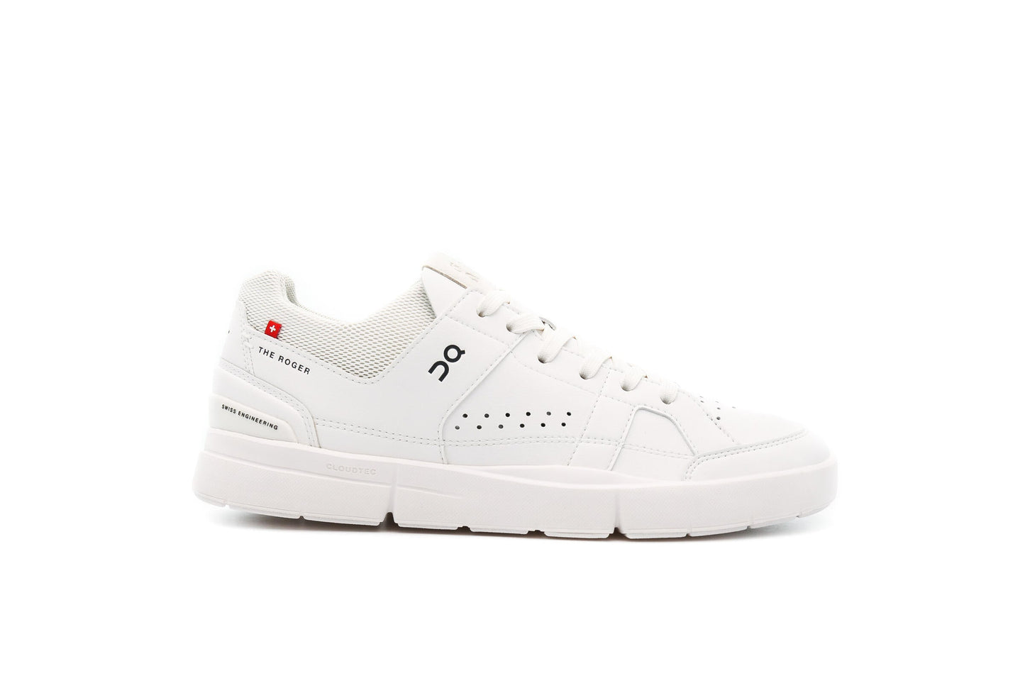 Exclusive ON Running THE ROGER CLUBHOUSE "ALL WHITE" — 7 — Front View