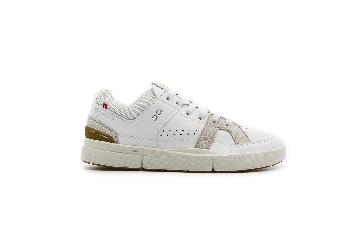 Exclusive ON Running WMNS THE ROGER CLUBHOUSE "WHITE" — 5 — Front View