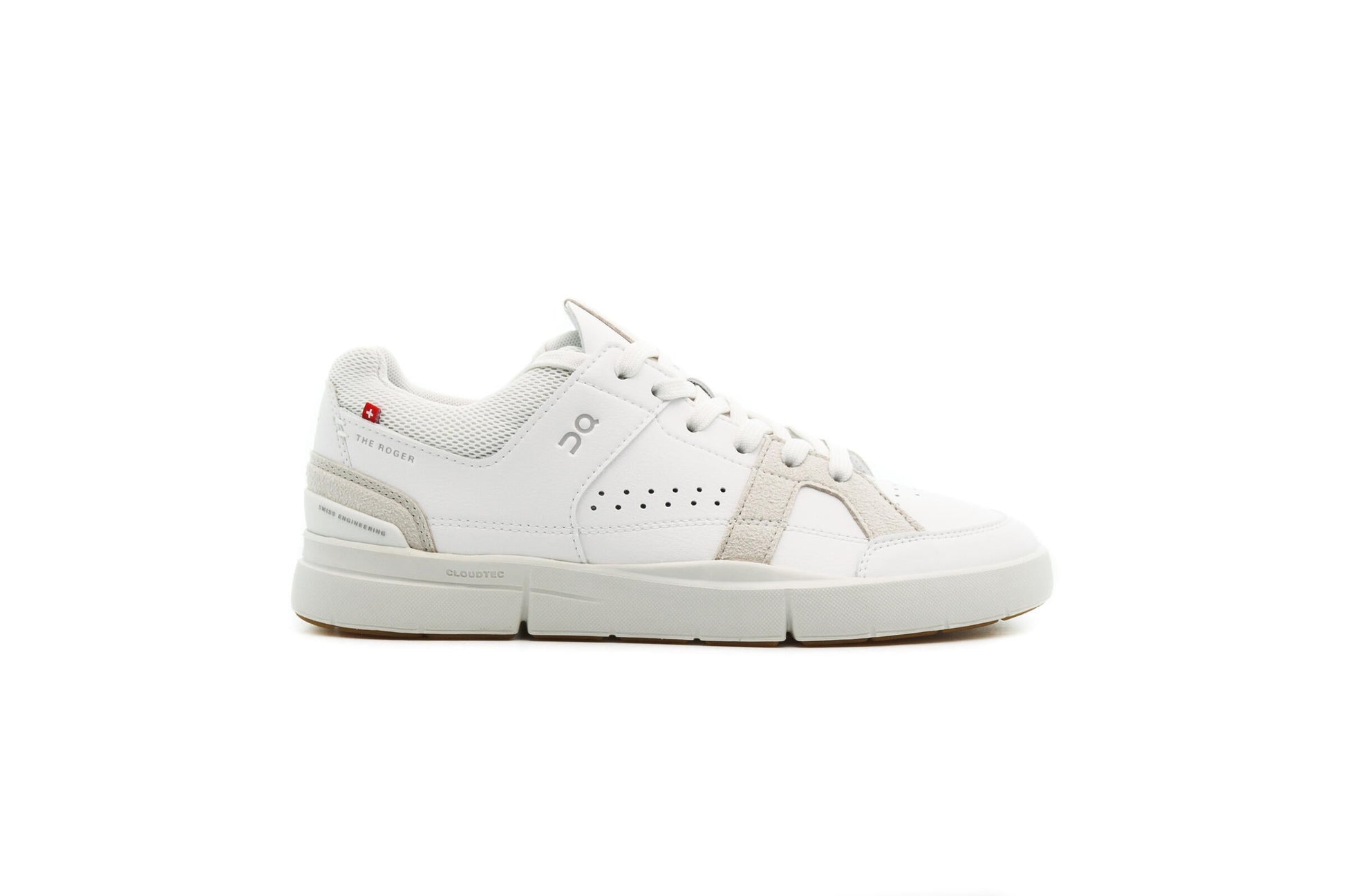 Exclusive ON Running WMNS THE ROGER CLUBHOUSE "WHITE SAND" — 5 — Front View