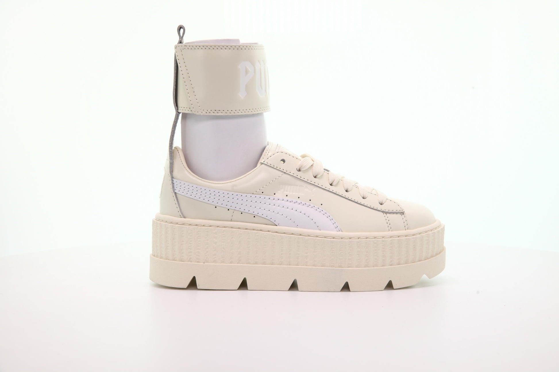 Exclusive Puma Ankle Strap Sneaker Wn's "Vanilla Ice" — 4 — Front View