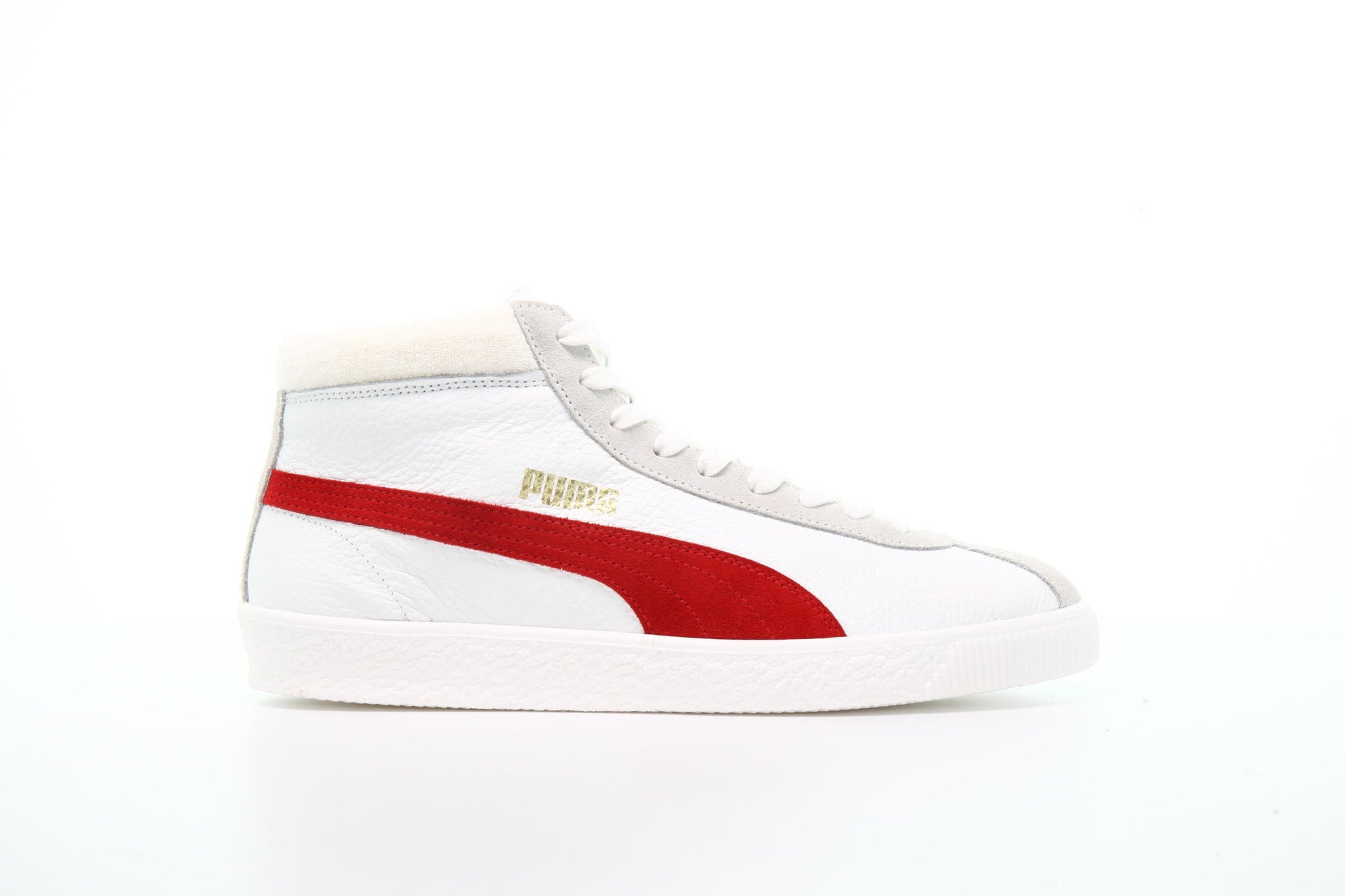 Exclusive Puma Basket '68 Mid "White" — 4.5 — Front View