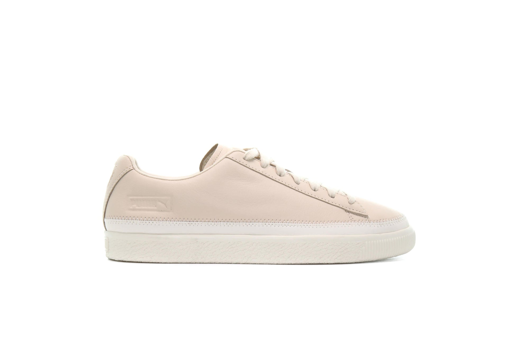 Exclusive Puma Basket Trim PRM Beige — 4.5 — Front View