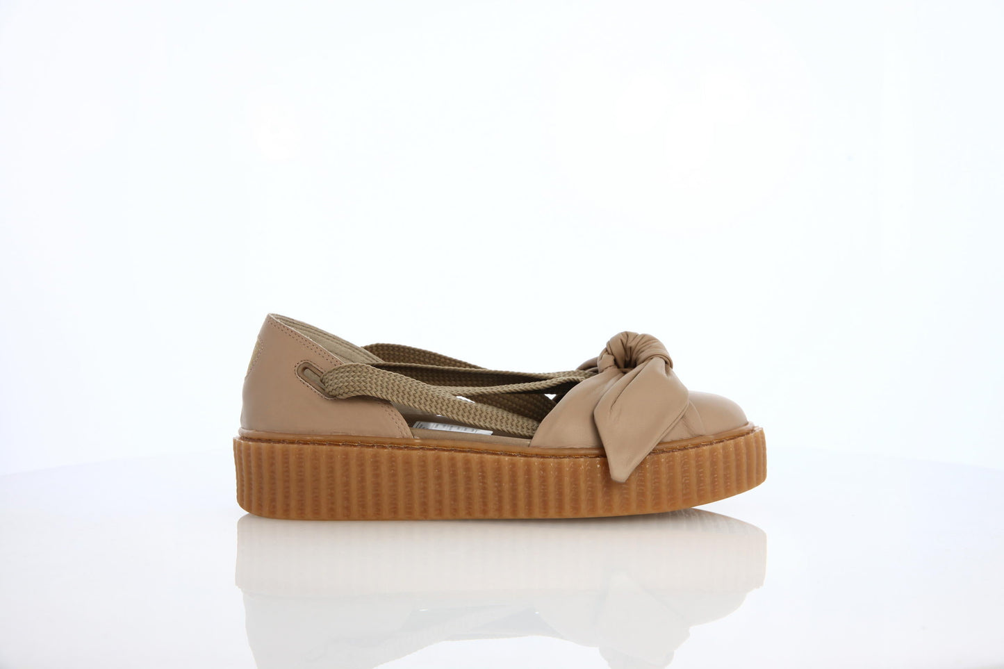 Exclusive Puma Bow Creeper Sandal "Natural" — 4 — Front View