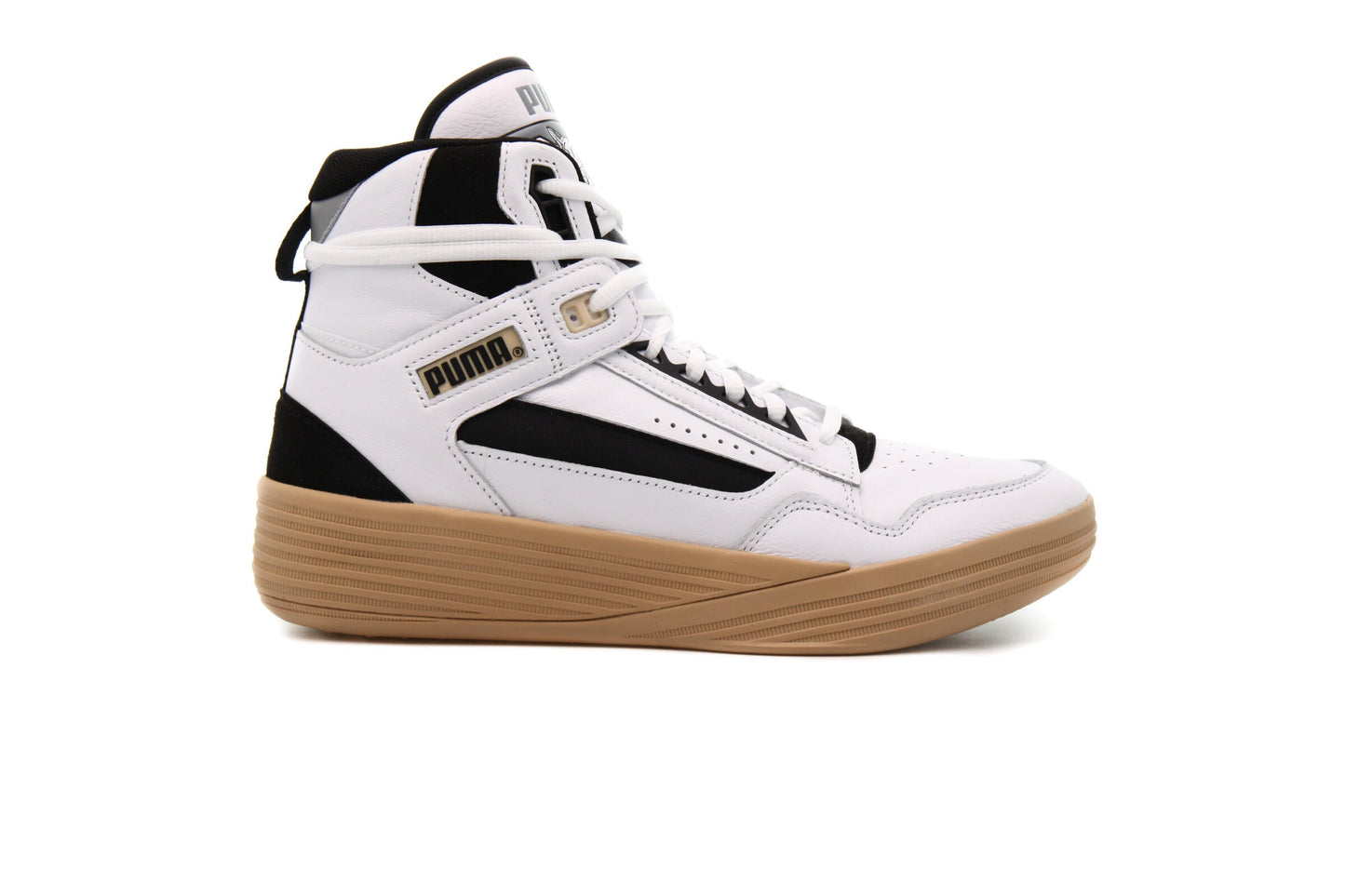 Exclusive Puma CLYDE ALL PRO MID KUZMA "WHITE" — 4.5 — Front View
