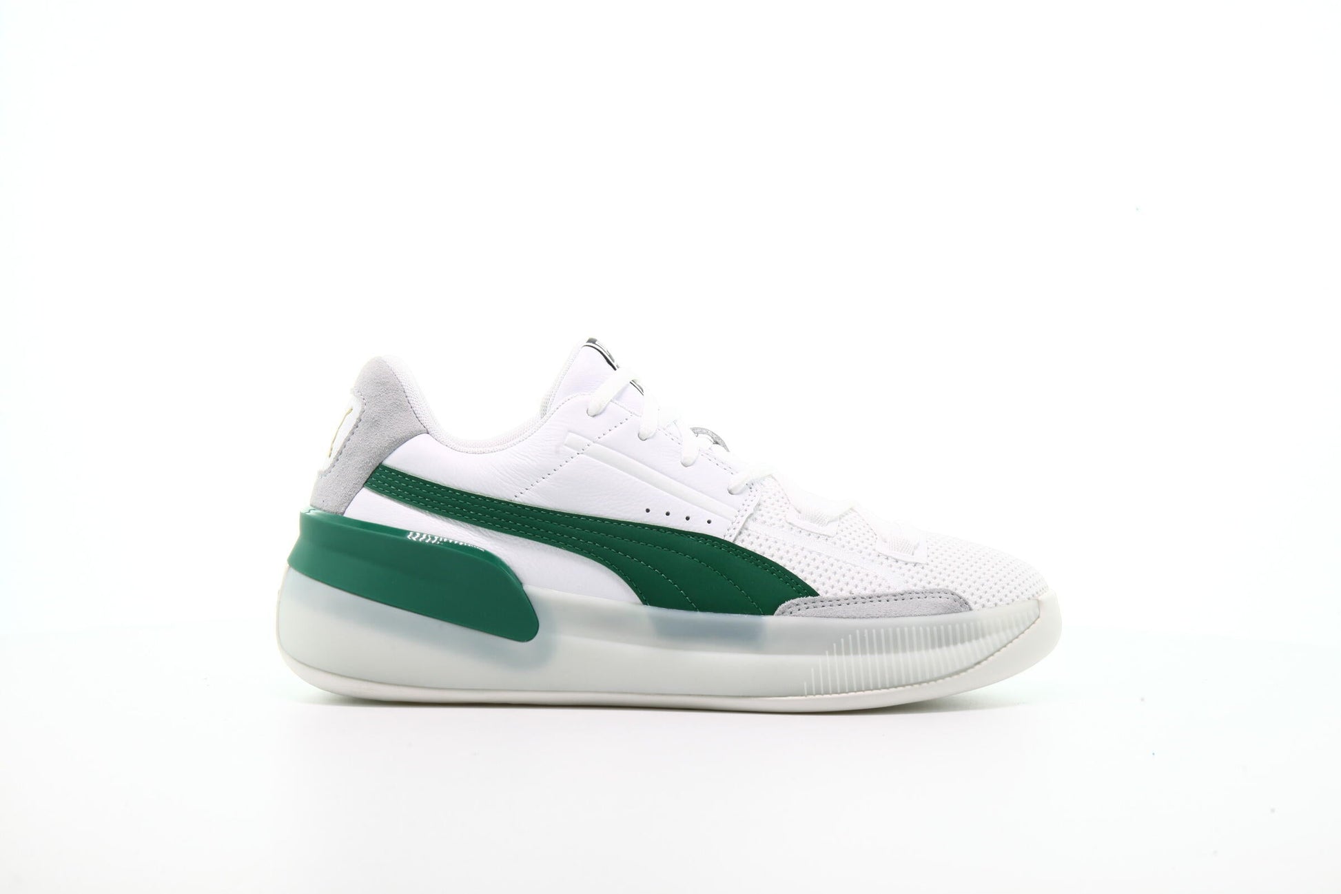 Exclusive Puma Clyde Hardwood "Power Green" — 4 — Front View