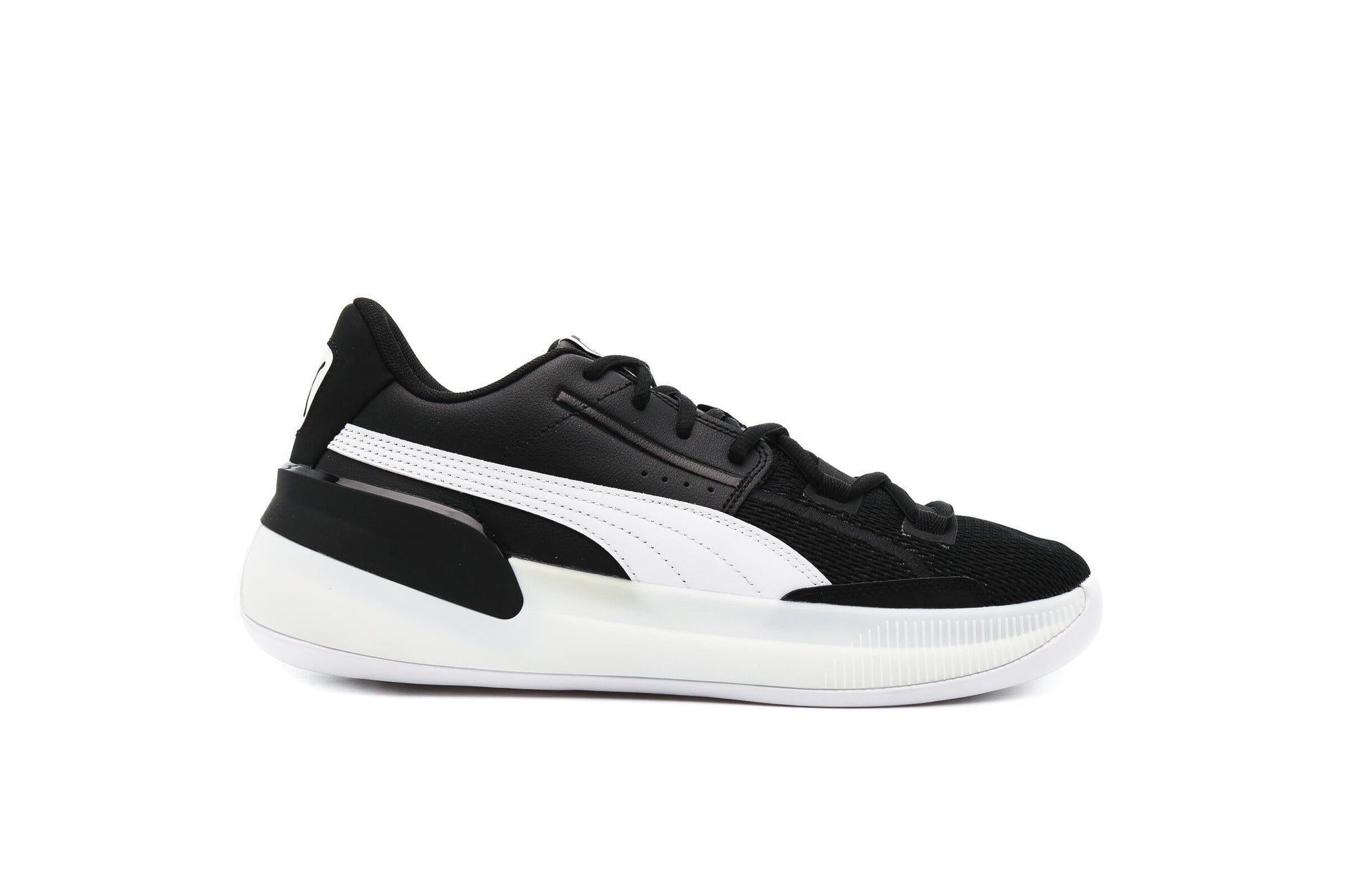 Exclusive Puma Clyde Hardwood Team "BLACK" — 4 — Front View