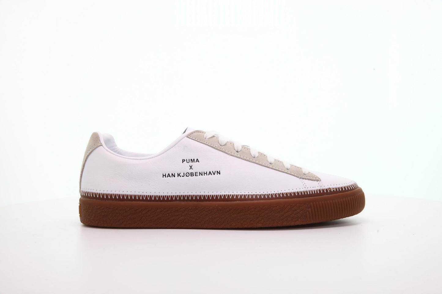 Exclusive Puma Clyde Stitched HAN "Puma White" — 4 — Front View