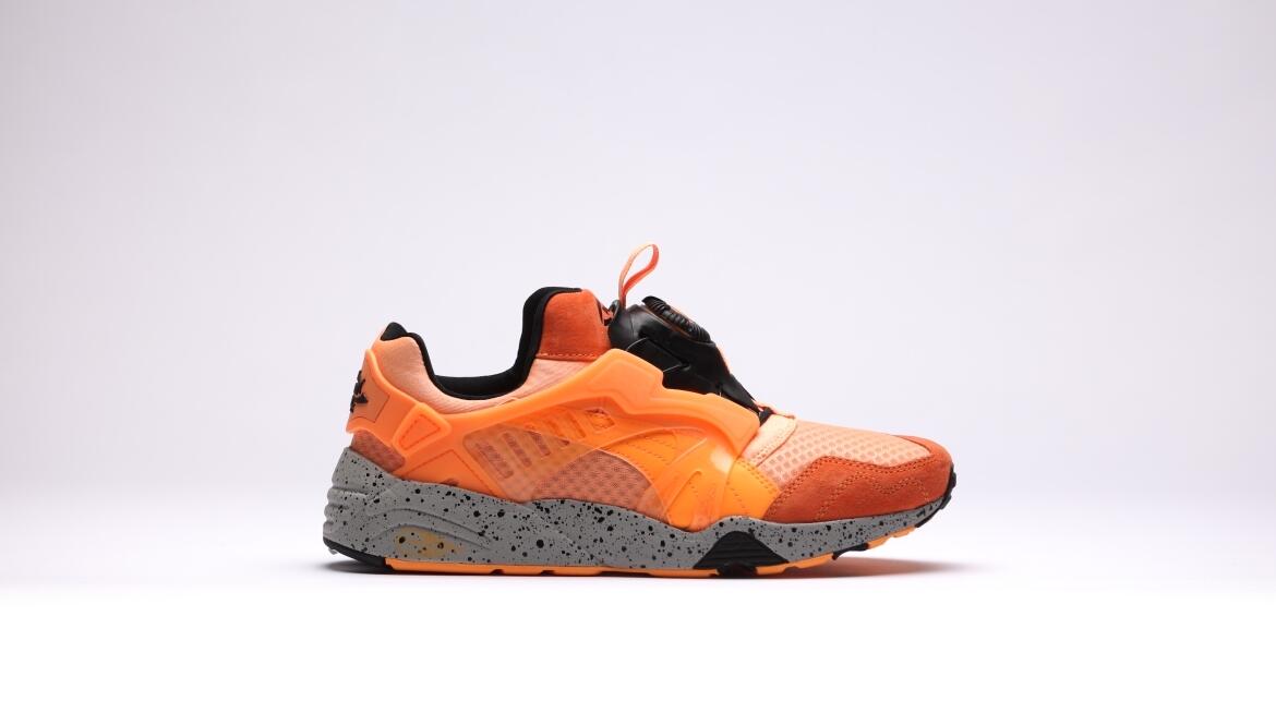 Exclusive Puma Disc Blaze Mesh Revolution "Fluro Orange" — 4 — Front View