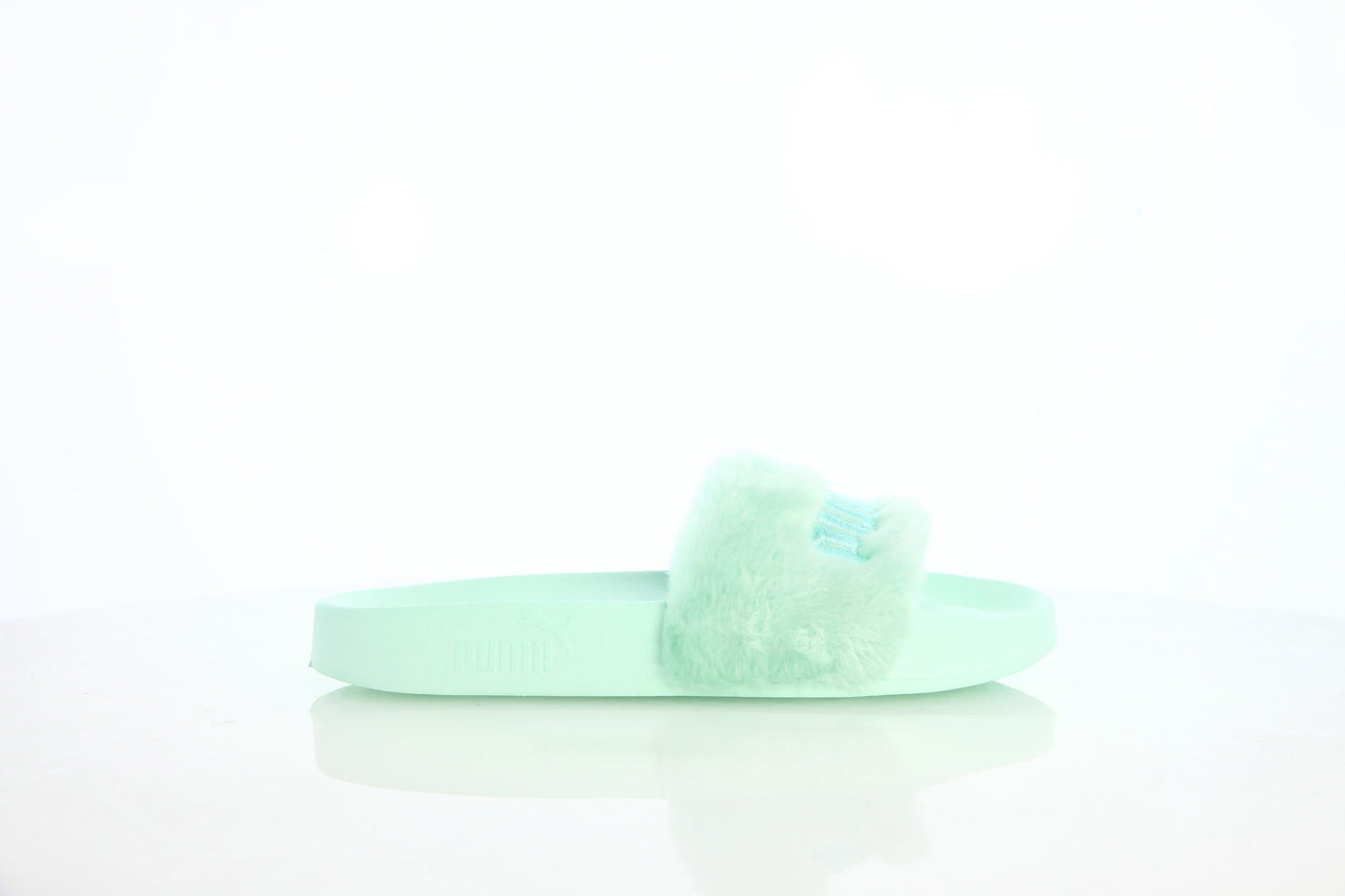 Exclusive Puma Fur Slide Womens "Bay" — 4 — Front View