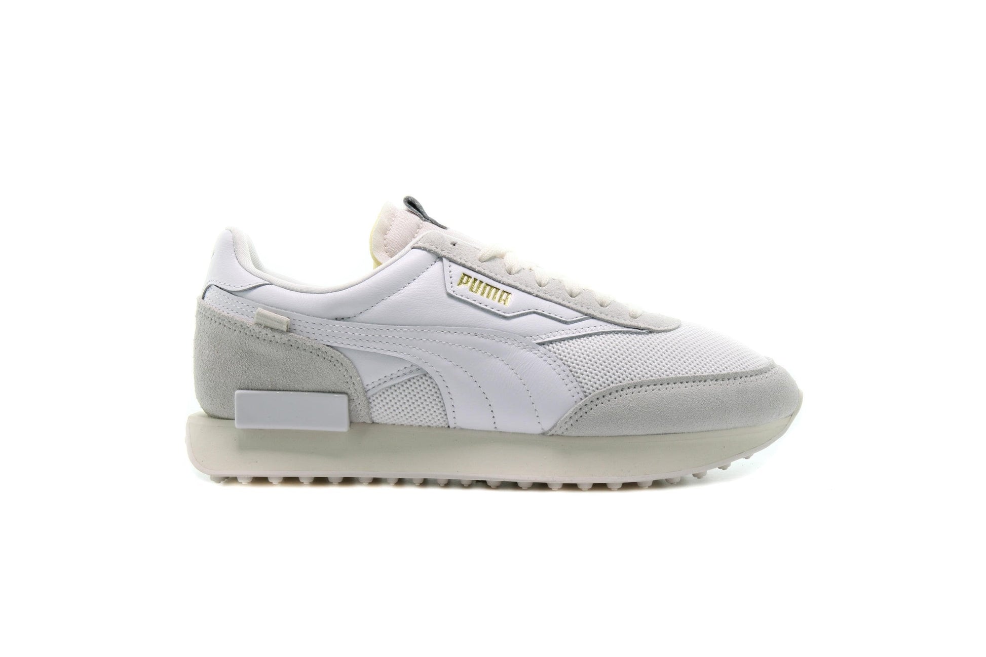 Exclusive Puma Future Rider Luxe "WHITE" — 4.5 — Front View