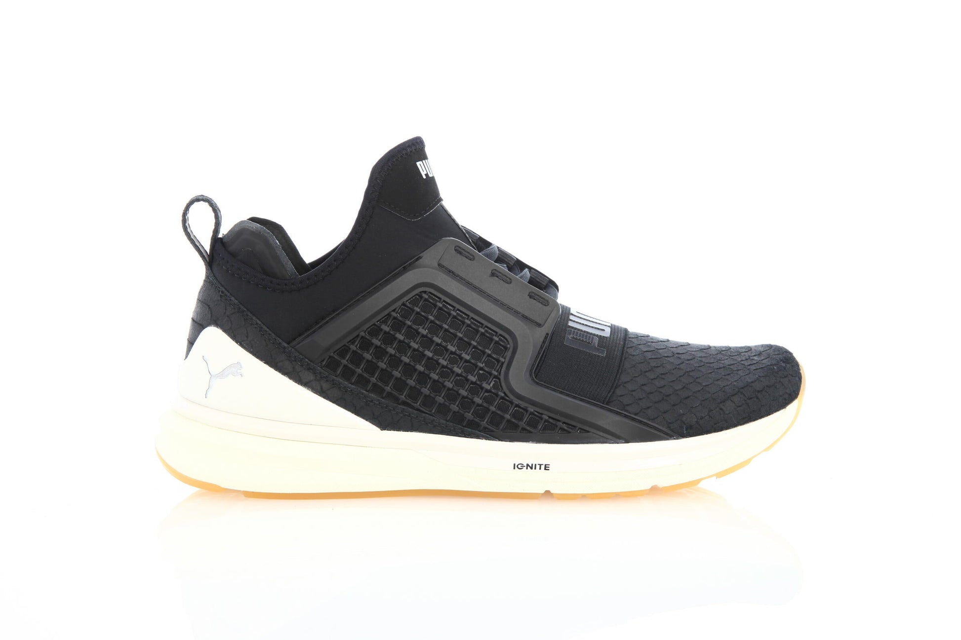 Exclusive Puma IGNITE Limitless Reptile "Puma Black" — 4 — Front View