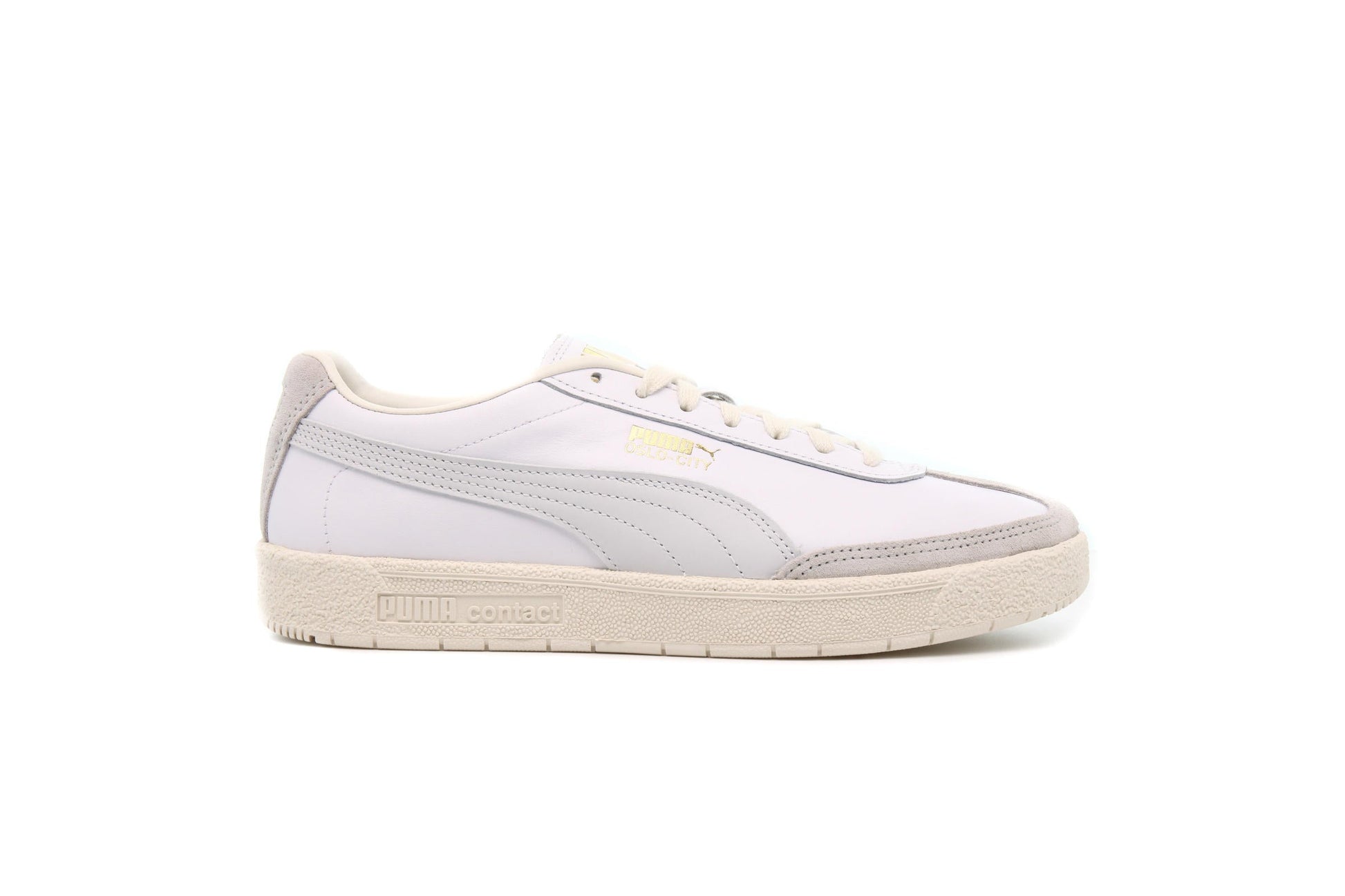 Exclusive Puma Oslo-City Luxe "WHITE" — 4.5 — Front View