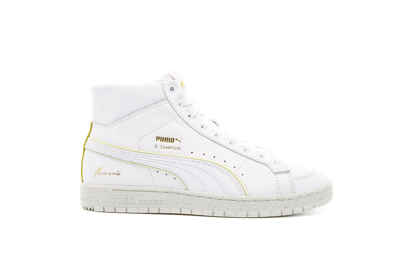 Exclusive Puma Ralph Sampson 70 Mid RDL FS "WHITE" — 4 — Front View