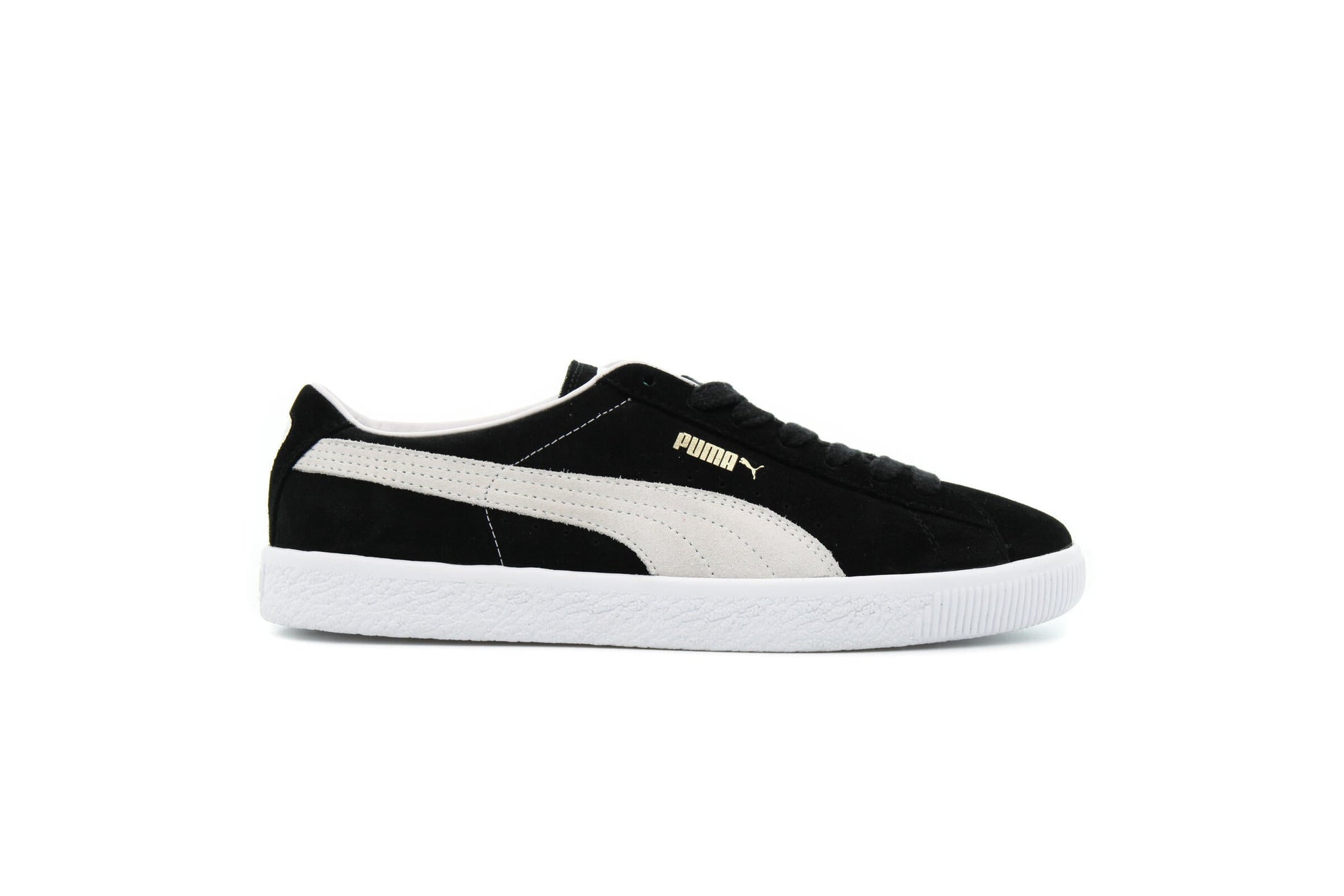 Exclusive Puma SUEDE VTG MII 1968 "BLACK" — 4.5 — Front View