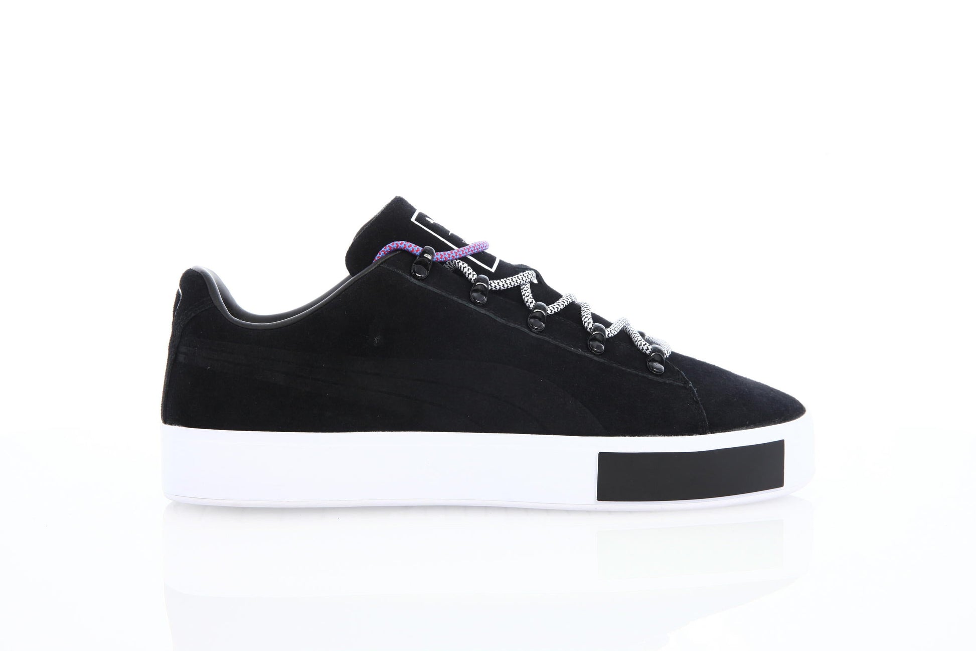 Exclusive Puma x DP Court Platform L "Puma Black" — 4 — Front View
