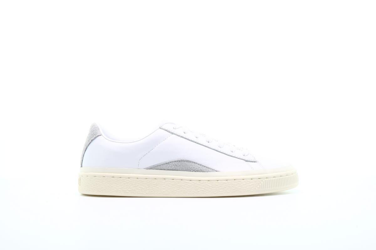 Exclusive Puma x HAN Basket "Whisper White" — 4 — Front View