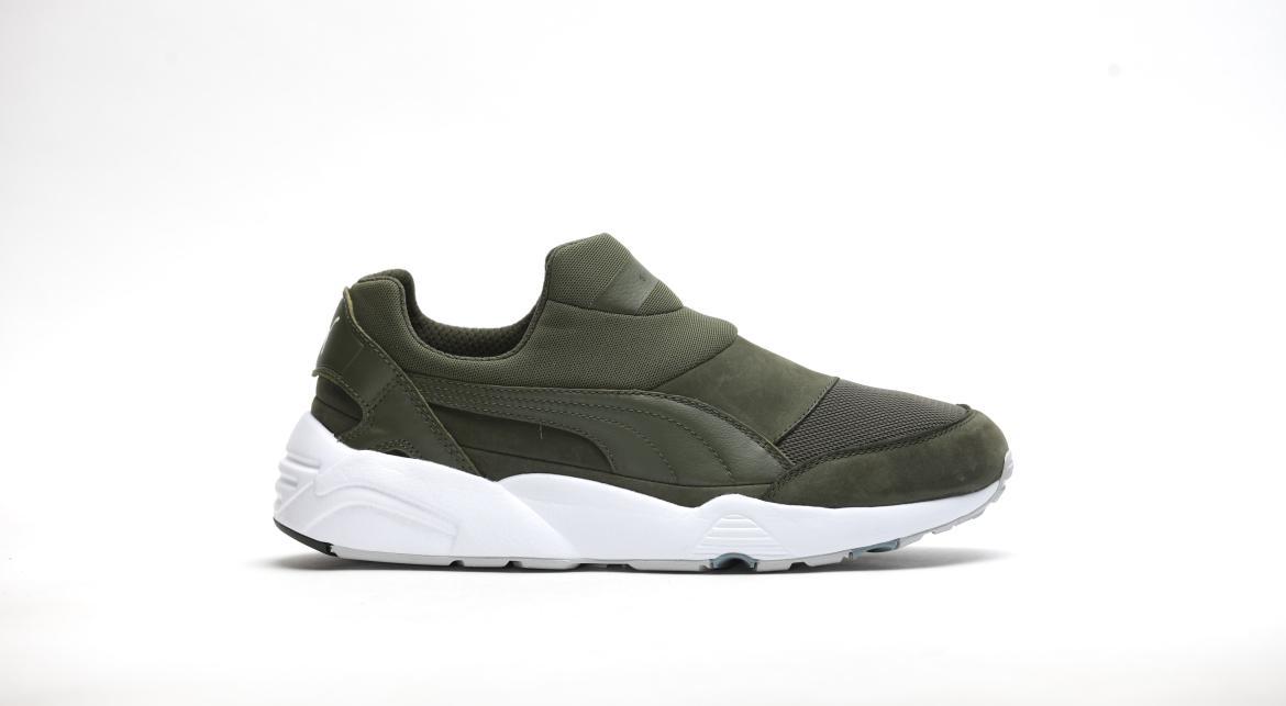 Exclusive Puma x Stampd Trinomic Sock NM "Forest Night" — 4 — Front View