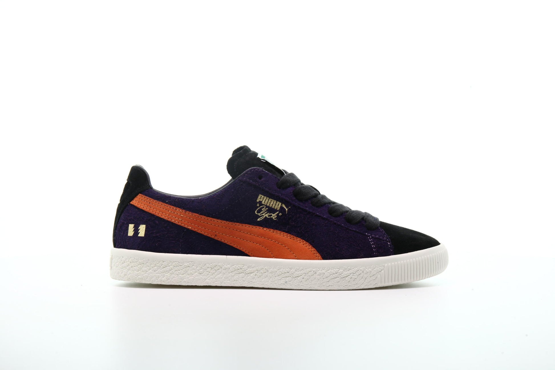 Exclusive Puma x The Hundreds Clyde "Solidate Blue" — 4 — Front View