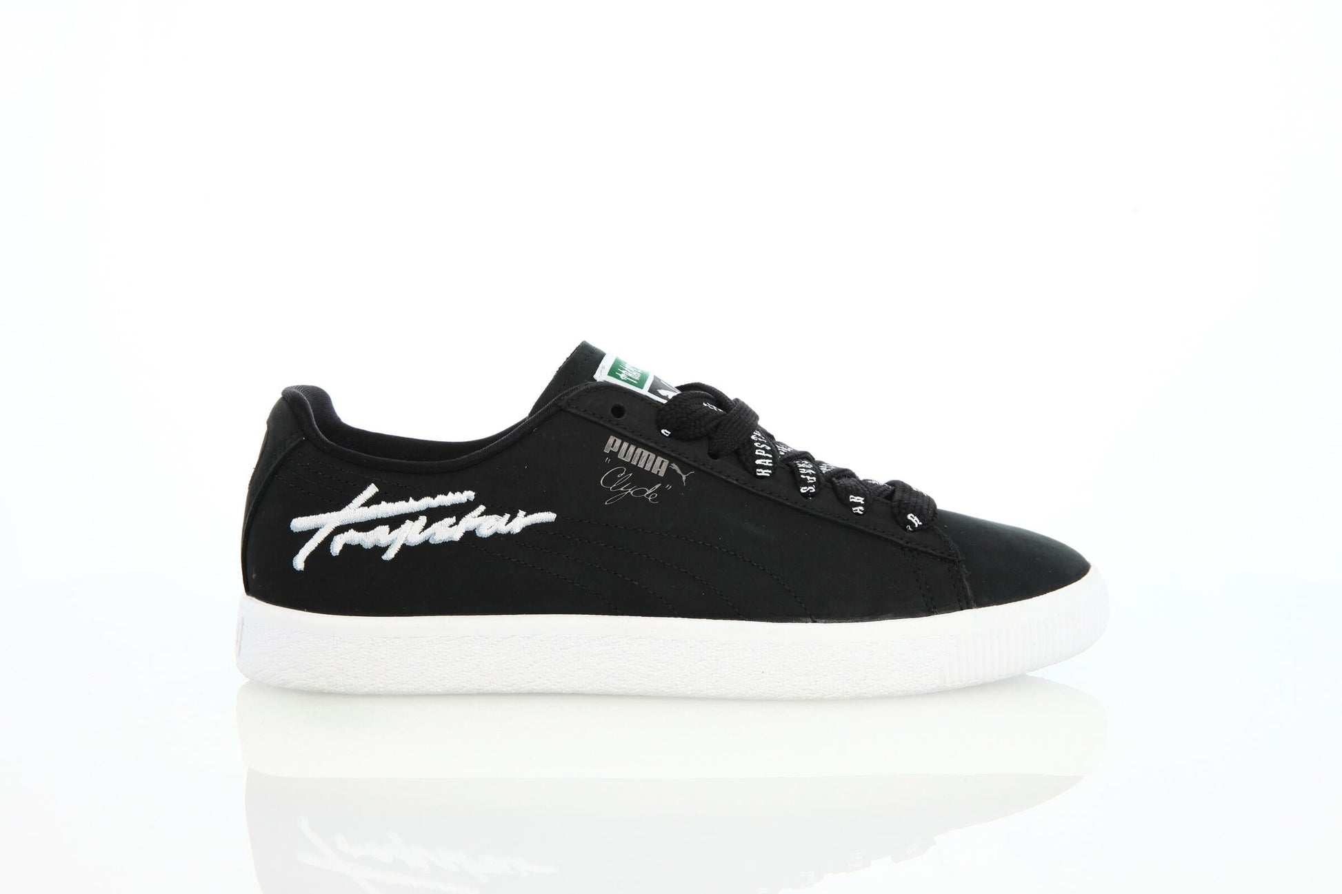 Exclusive Puma x TRAPSTAR Clyde Bold "Puma Black" — 4 — Front View