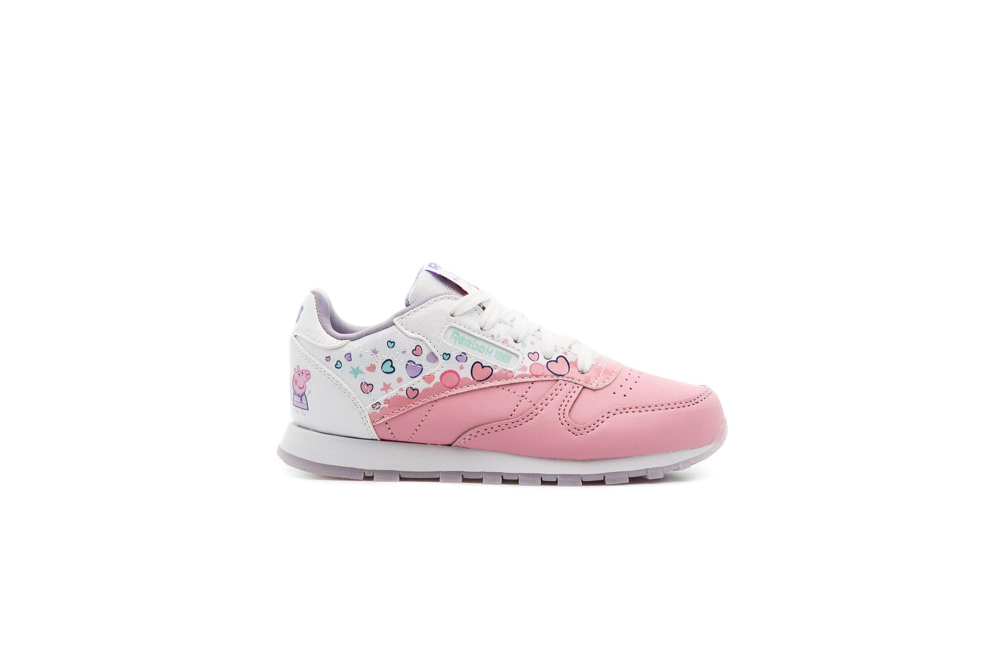 Exclusive Reebok x PEPPA PIG CL LEATHER — 1 — Front View