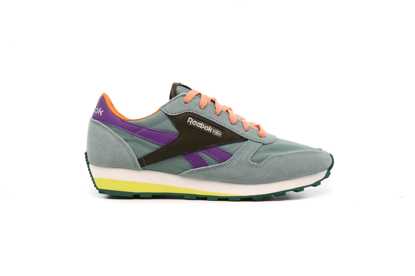 Exclusive Reebok CL LTHR AZ "Green Slate" — 5 — Front View