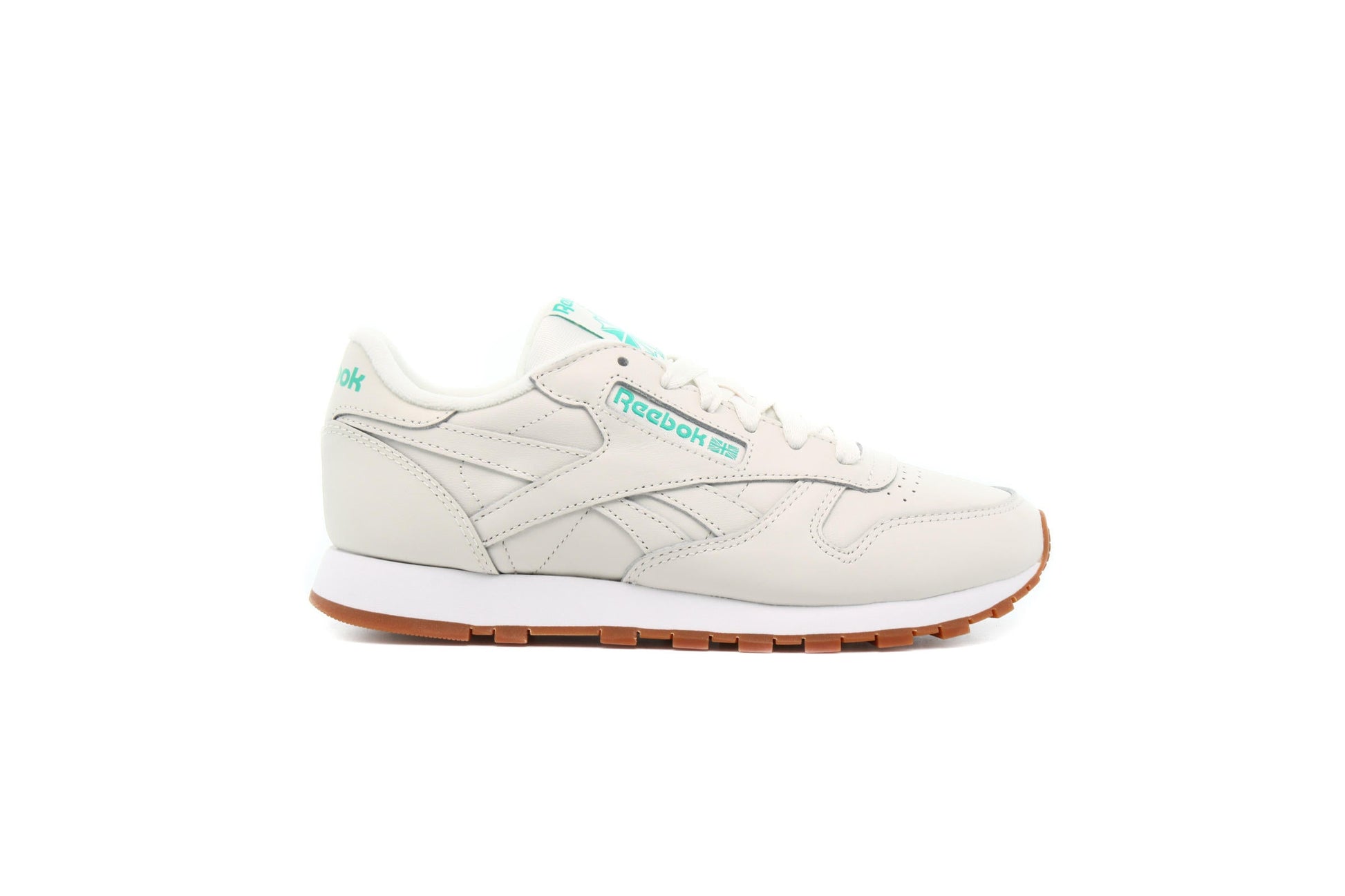 Exclusive Reebok CL LTHR "CHALK" — 5 — Front View